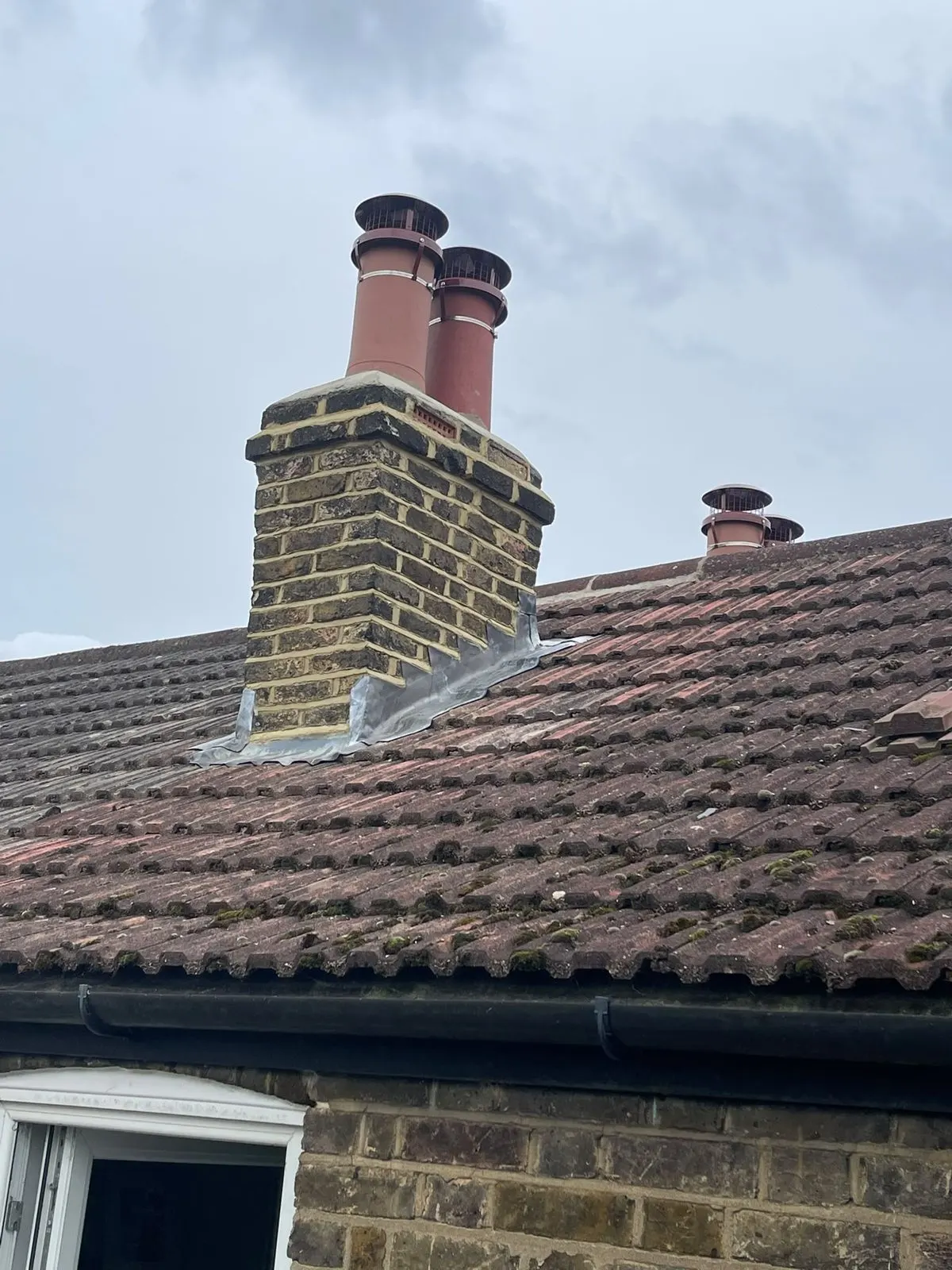 Chimney stack, G Scott Roofing, roofers and builders covering Blackheath