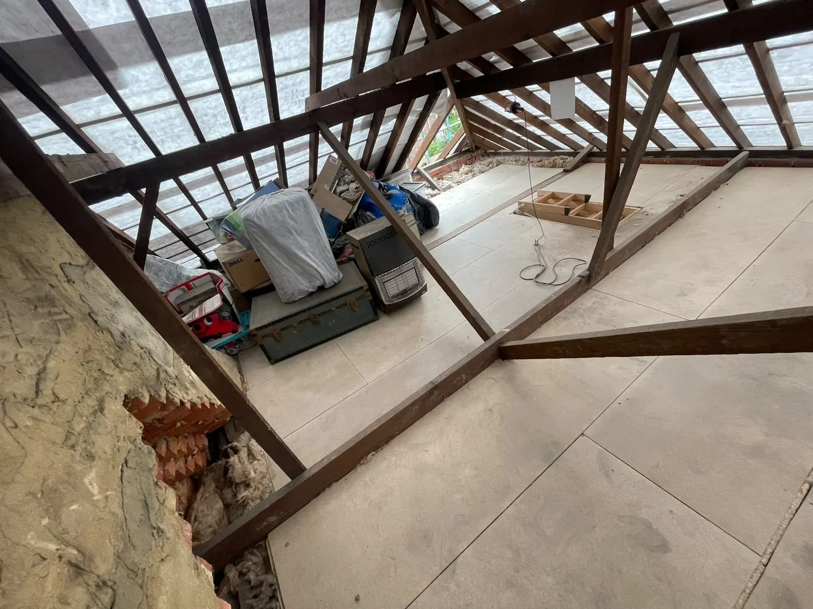 Extension building work