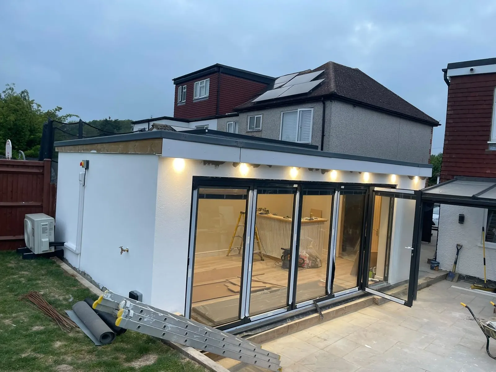 Single storey rear extension with bi-fold doors