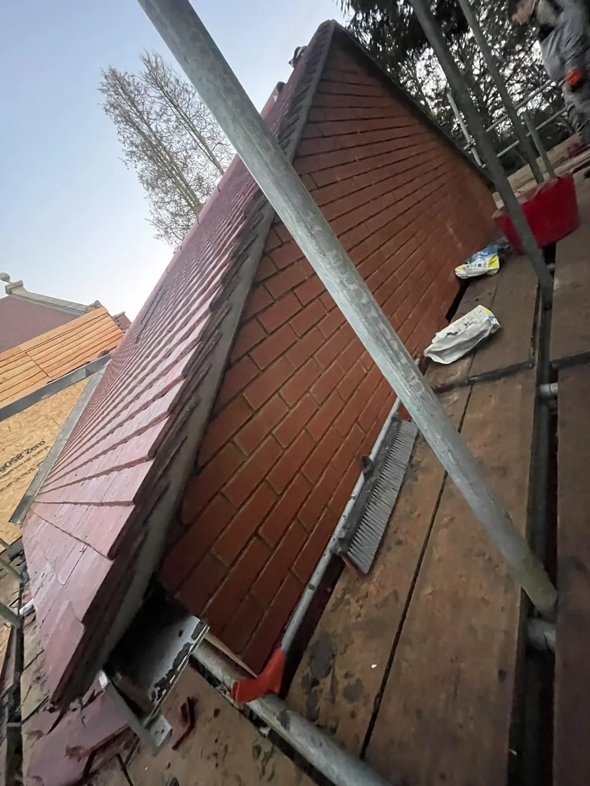 Extension building work