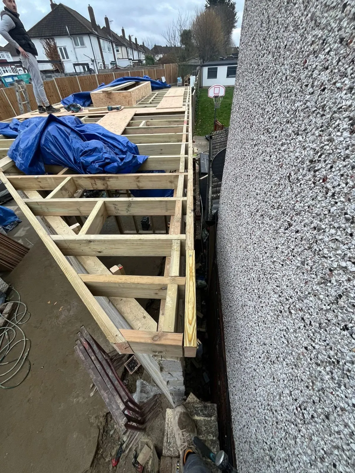 Extension building work, G Scott Roofing, roofers and builders covering Sidcup
