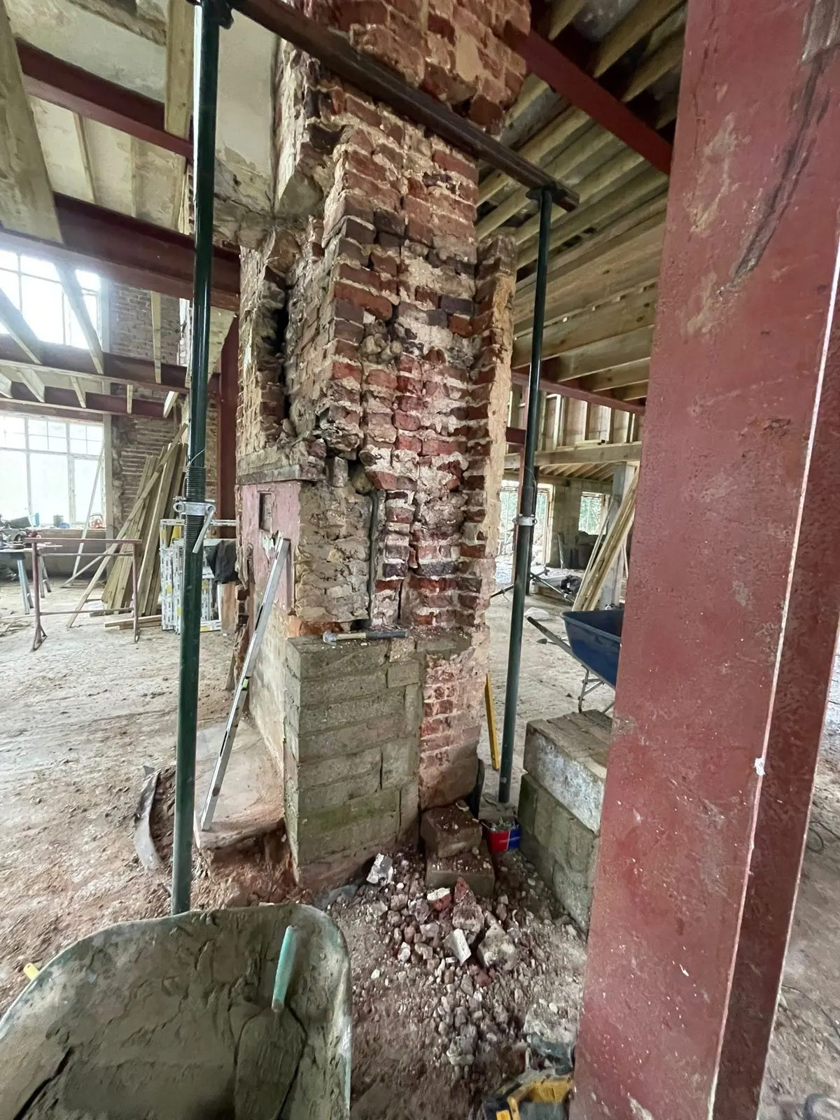 Extension building work