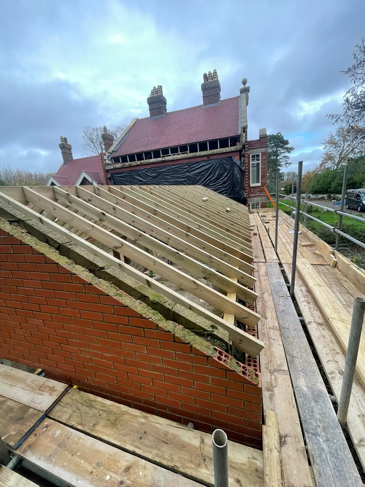 Extension building work, G Scott Roofing, roofers and builders covering Mottingham