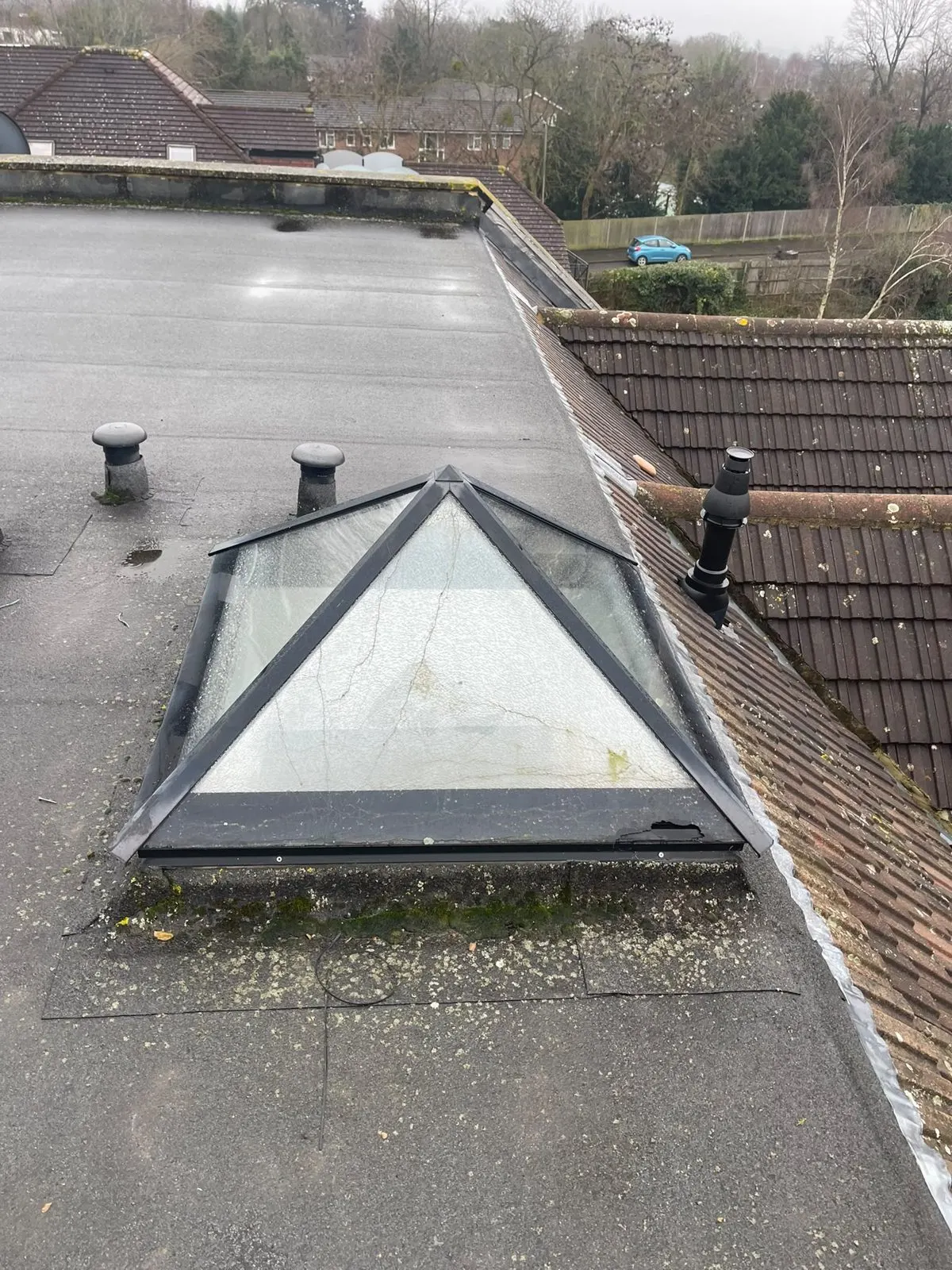 Flat roof, G Scott Roofing, roofers and builders covering Gillingham