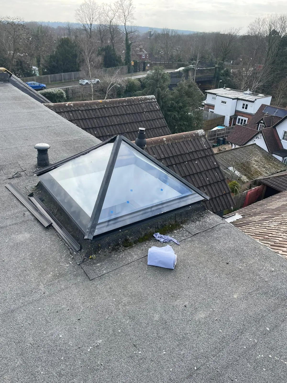 Flat roof, G Scott Roofing, roofers and builders covering Sidcup