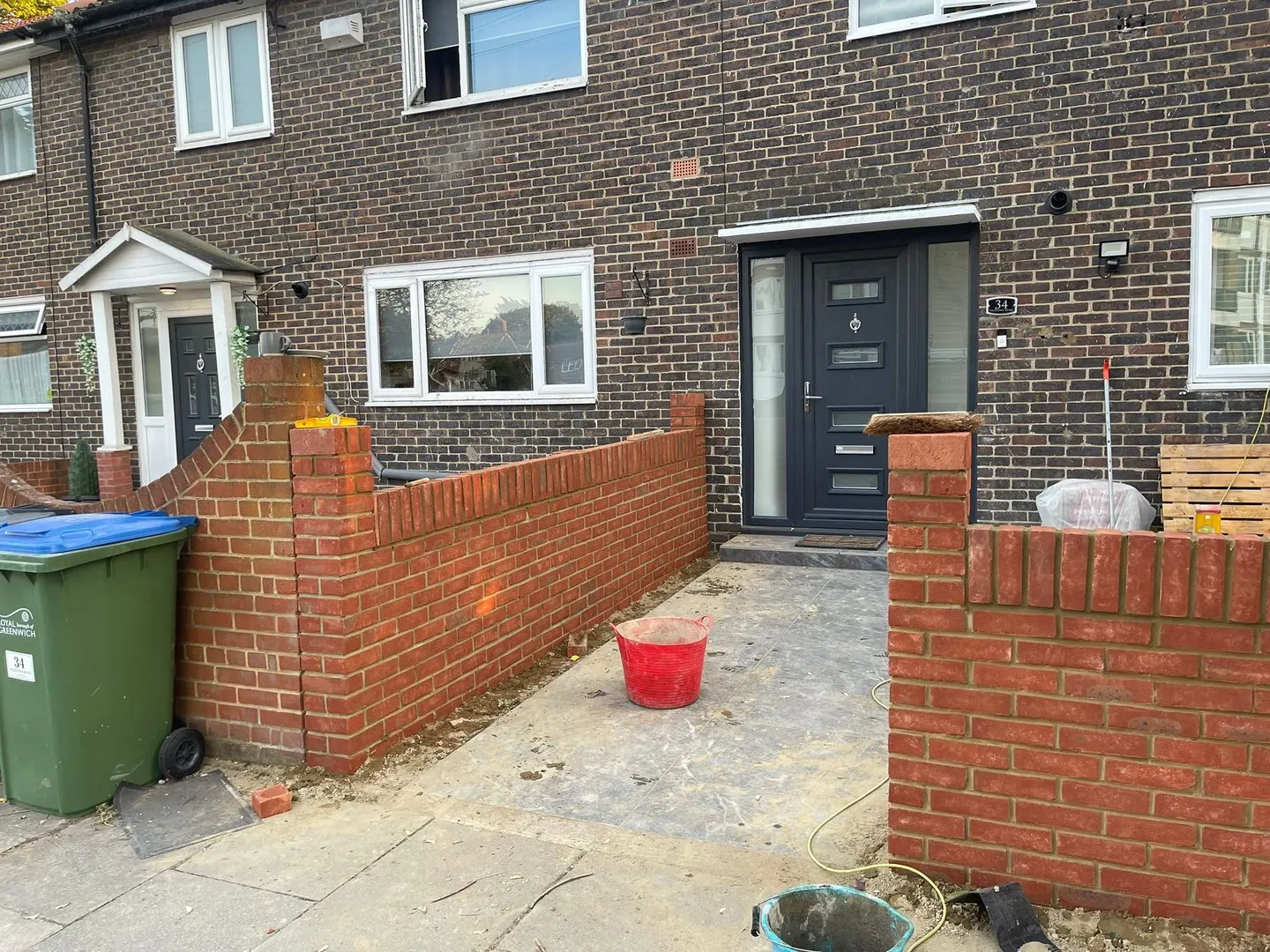 Garden room and landscaped garden