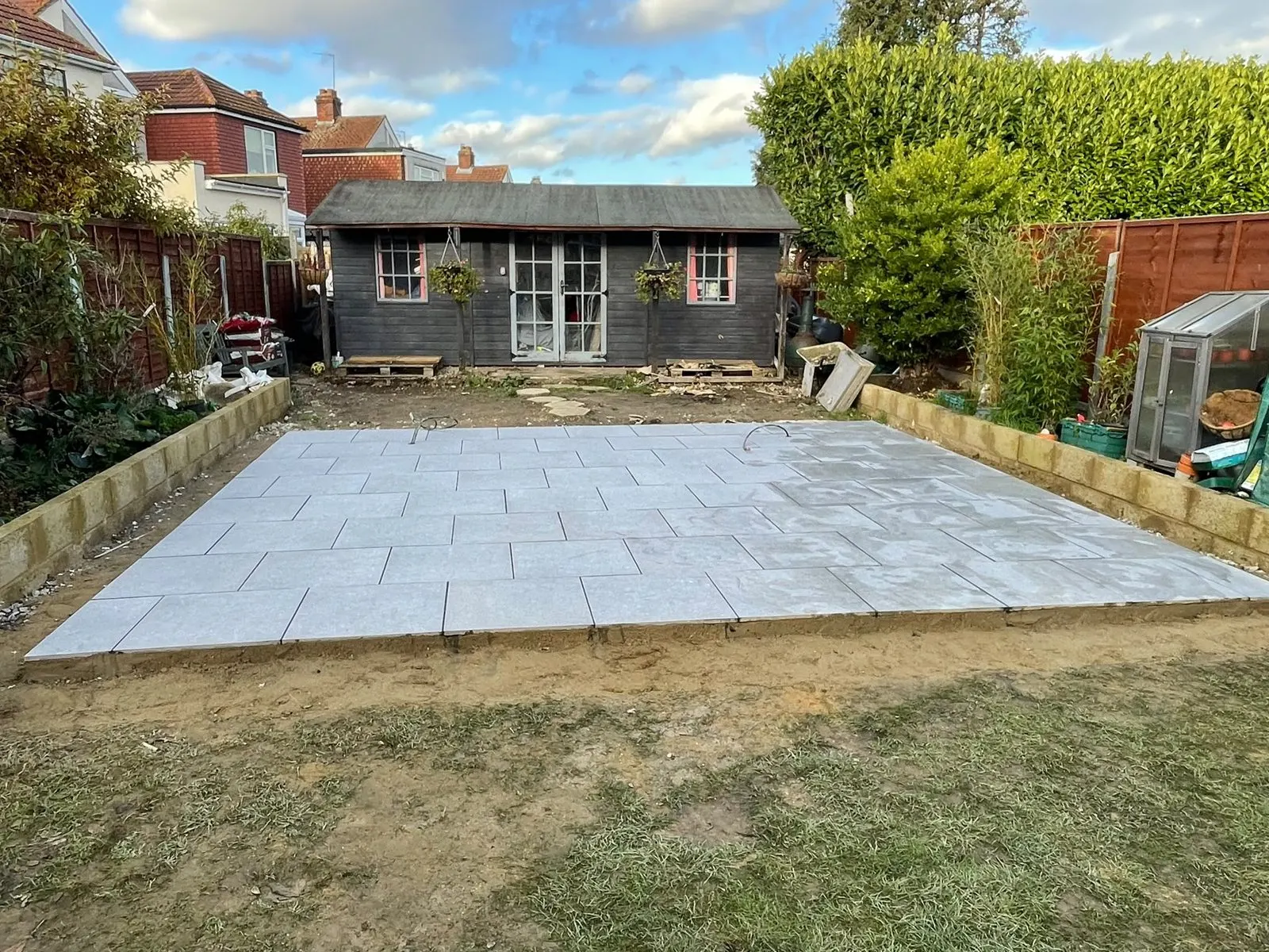 Paving patio, G Scott Roofing, roofers and builders covering Sittingbourne