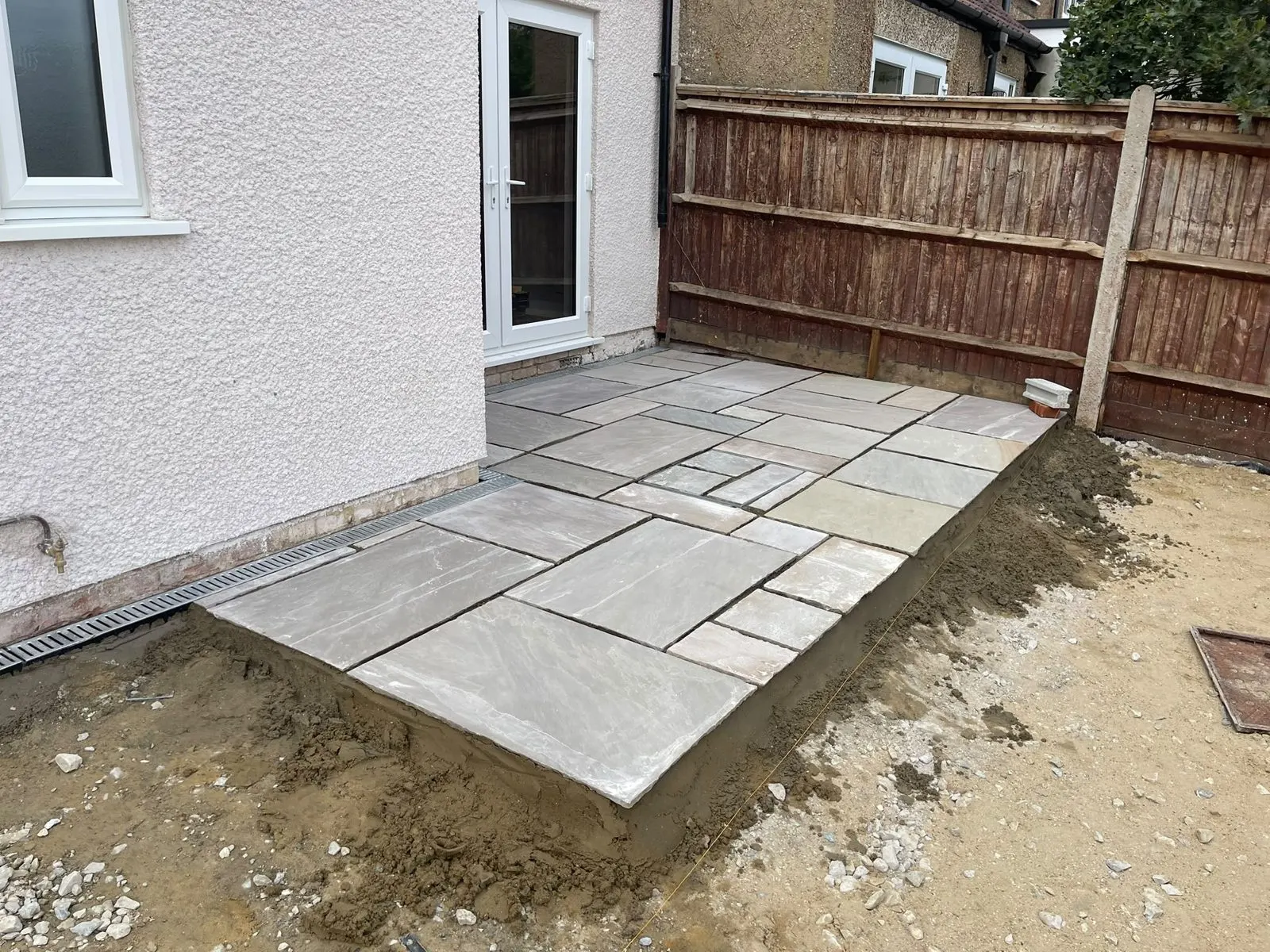 Paving patio, G Scott Roofing, roofers and builders covering Bexleyheath