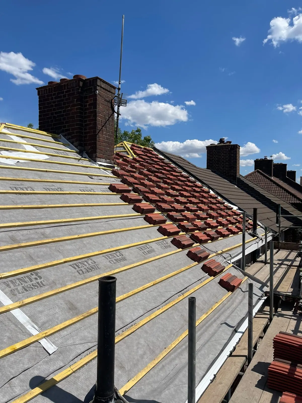 Tiled roof, G Scott Roofing, roofers and builders covering Lewisham