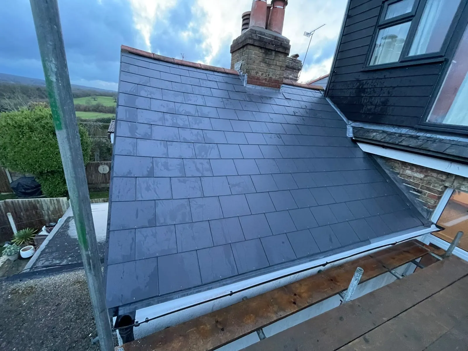 Slate roof
